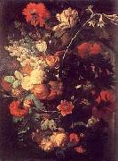 Jan van Huysum Vase of Flowers on a Socle France oil painting artist